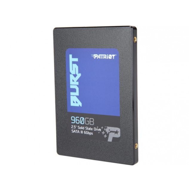картинка SSD накопитель Patriot 960Gb 2.5″ Burst SATA III (PBU960GS25SSDR) от магазина КомпьютерЦентр