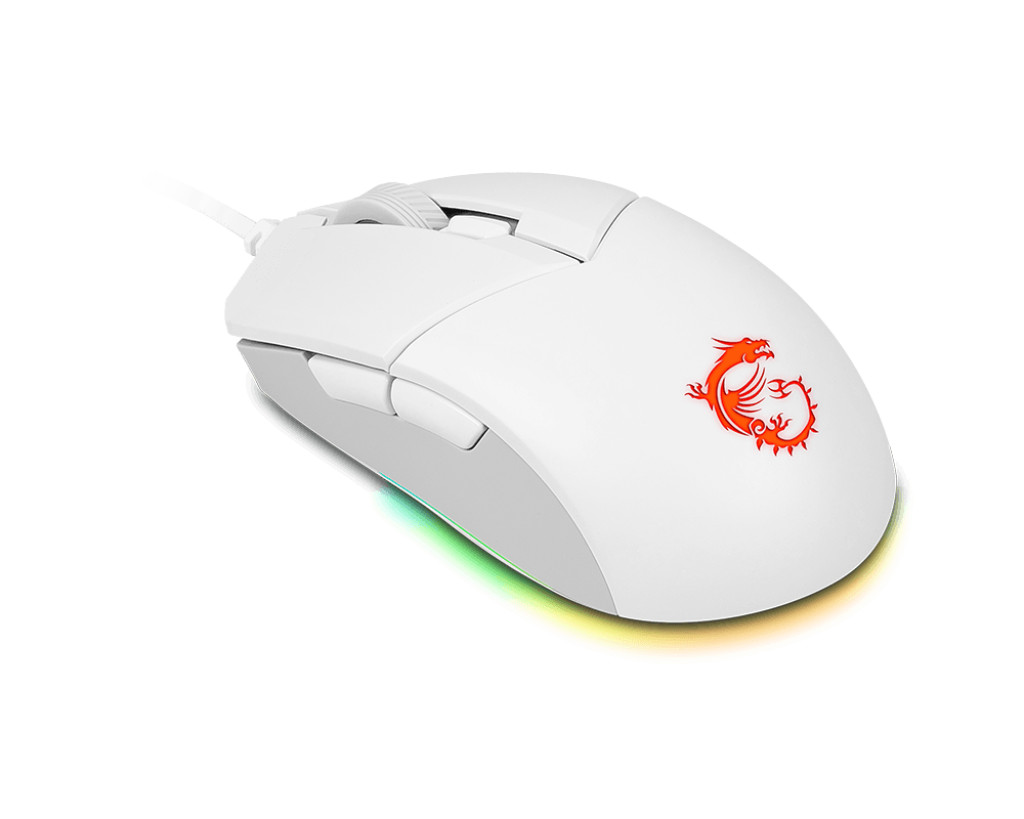 картинка Мышка MSI Clutch GM11 белая от магазина КомпьютерЦентр