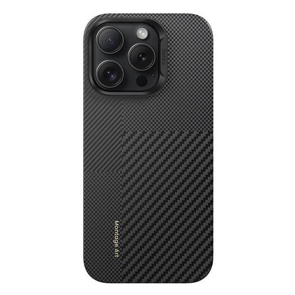 картинка Чехол Benks Montage ArmorAir Case built with Kevlar для iPhone 16 6.1'' Black (600D+1500D) от магазина КомпьютерЦентр