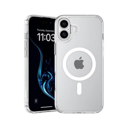 картинка Чехол силиконовый Benks Lucent Pro Case (MagSafe) для iPhone 16 Plus 6.7'', цвет прозрачный (Transparent) от магазина КомпьютерЦентр