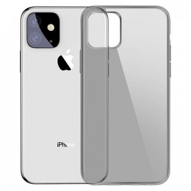 картинка Чехол Baseus Simple Series Case for iPhone 11 Pro Max Transporent Black от магазина КомпьютерЦентр
