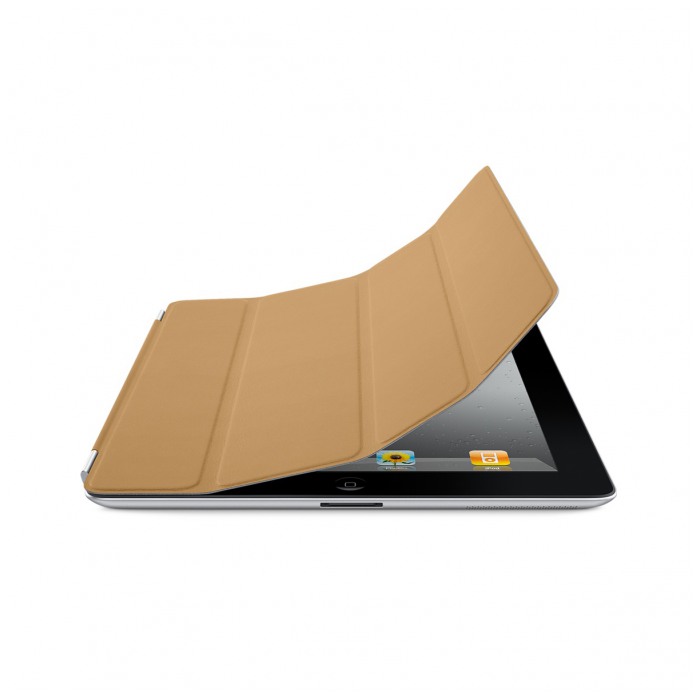 картинка Чехол Apple iPad Smart Cover Leather Tan for iPad 2 (MC948LL/A) от магазина КомпьютерЦентр