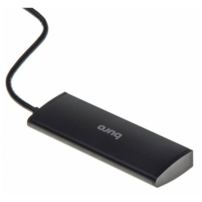 картинка HUB USB Buro 4-port BU-HUB4-0.5-U3.0 USB3.0 Black (BU-HUB4-0.5-U3.0) от магазина КомпьютерЦентр