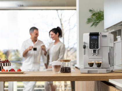 картинка Кофемашина Delonghi ECAM350.35.W 1450Вт White от магазина КомпьютерЦентр