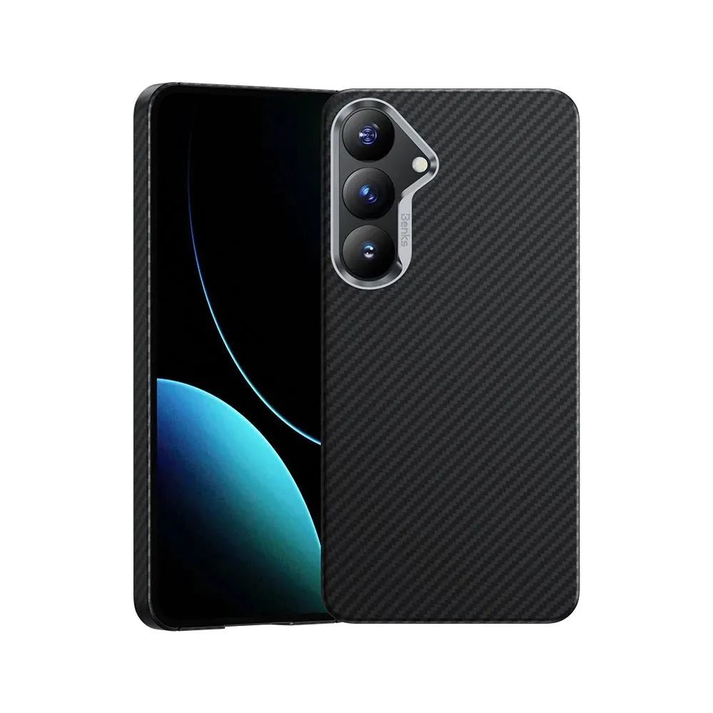 картинка Чехол Benks ArmorAir Case built with Kevlar 600D для Samsung Galaxy S25 Black от магазина КомпьютерЦентр