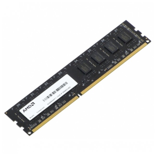 картинка Оперативная память AMD DIMM DDR3 4Gb 1600MHz PC3-12800 (R534G1601U1S- UOBULK) от магазина КомпьютерЦентр