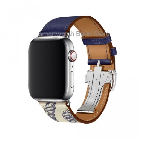 картинка Ремешок Hermes Encre Beton for Apple Watch 44mm and 42mm от магазина КомпьютерЦентр
