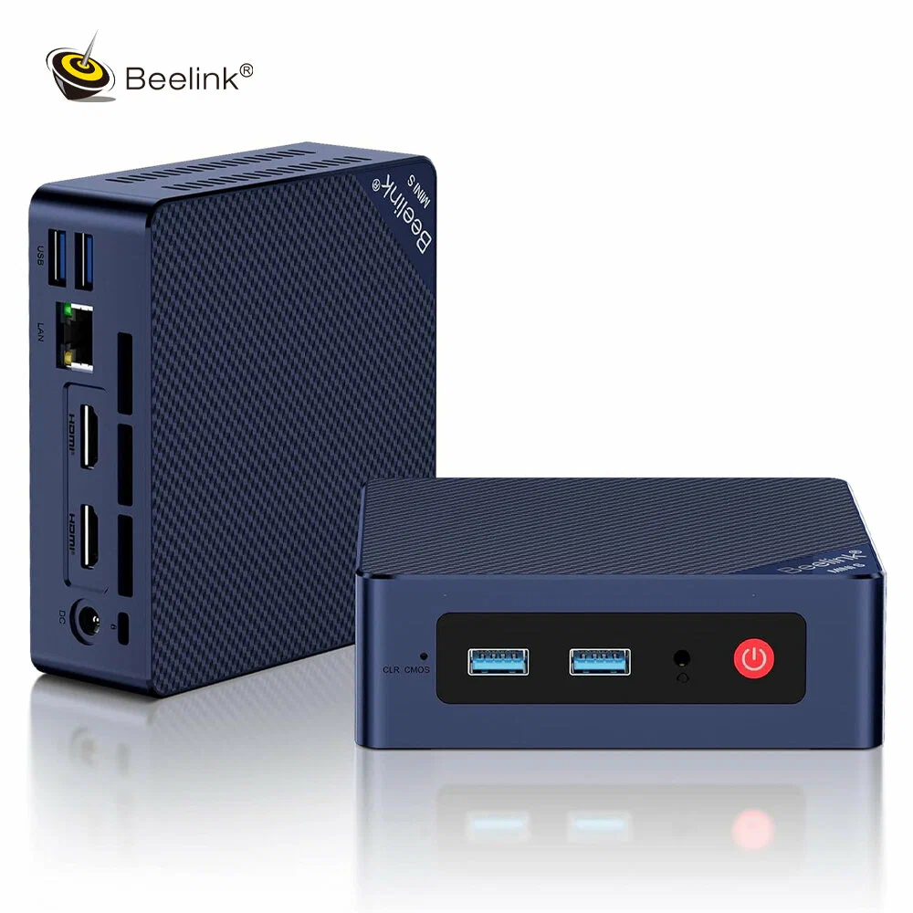 картинка Мини-ПК Beelink Mini S12, Intel-N95 (3,2 ГГц)/  8ГБ DDR4/  256 ГБ SSD/  WiFi5 / BT4.2 / Windows 11 Pro от магазина КомпьютерЦентр