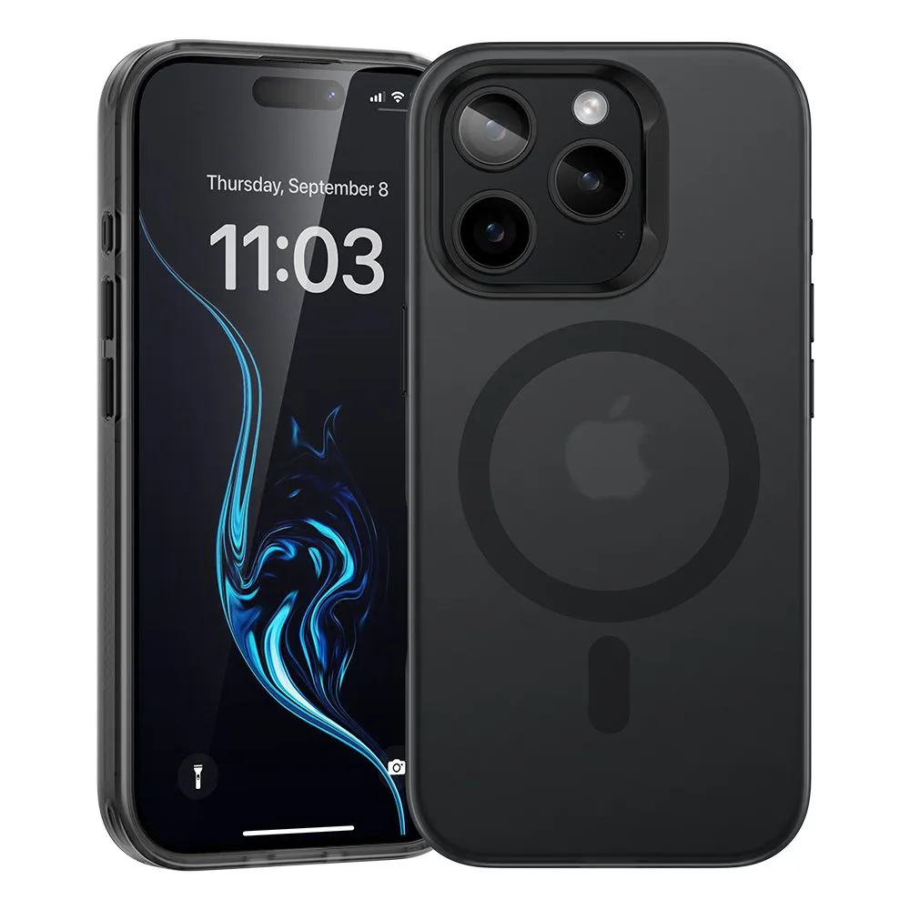 картинка Чехол силиконовый Benks Lucid Armor Case (MagSafe) для iPhone 16 6.1'' Black (C.K.PC.AP.BK.0063) от магазина КомпьютерЦентр