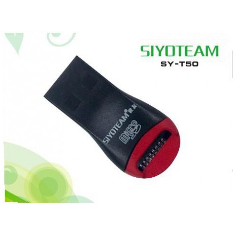 картинка Картридер внешний Siyoteam SY-T50 USB2.0 MicroSD (SY-T50) от магазина КомпьютерЦентр