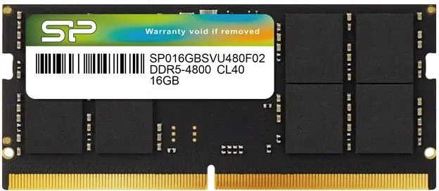 картинка SO-DIMM DDR5 16Gb 4800MHz PC5-38400 SiliconPower (SP016GBSVU480F02) от магазина КомпьютерЦентр