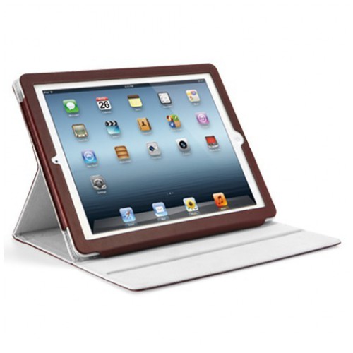 картинка Чехол SGP Leather Case Folio S Plus Series Dark Brown for New iPad (SGP09137) от магазина КомпьютерЦентр