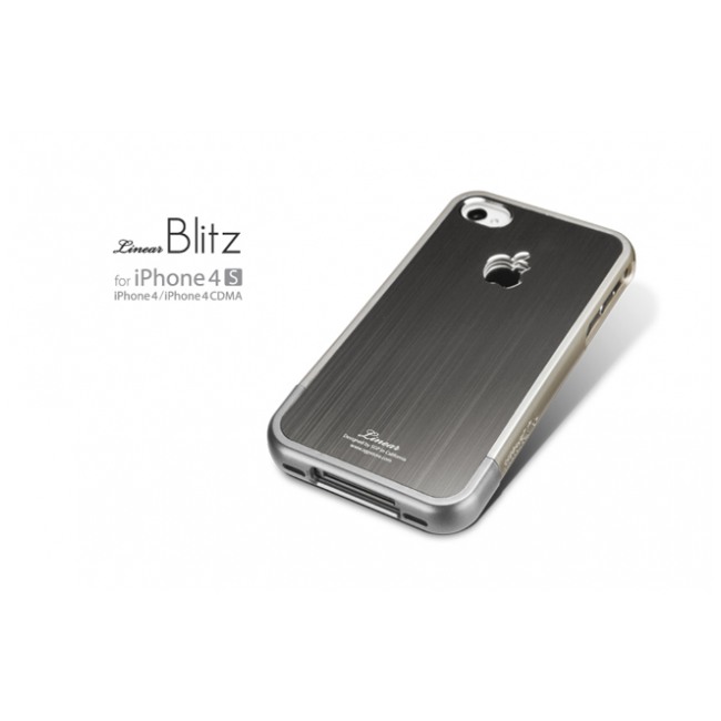 картинка Чехол SGP Case Linear ''Blitz'' Series Gun Metal for iPhone 4/ 4S (SGP08338) от магазина КомпьютерЦентр