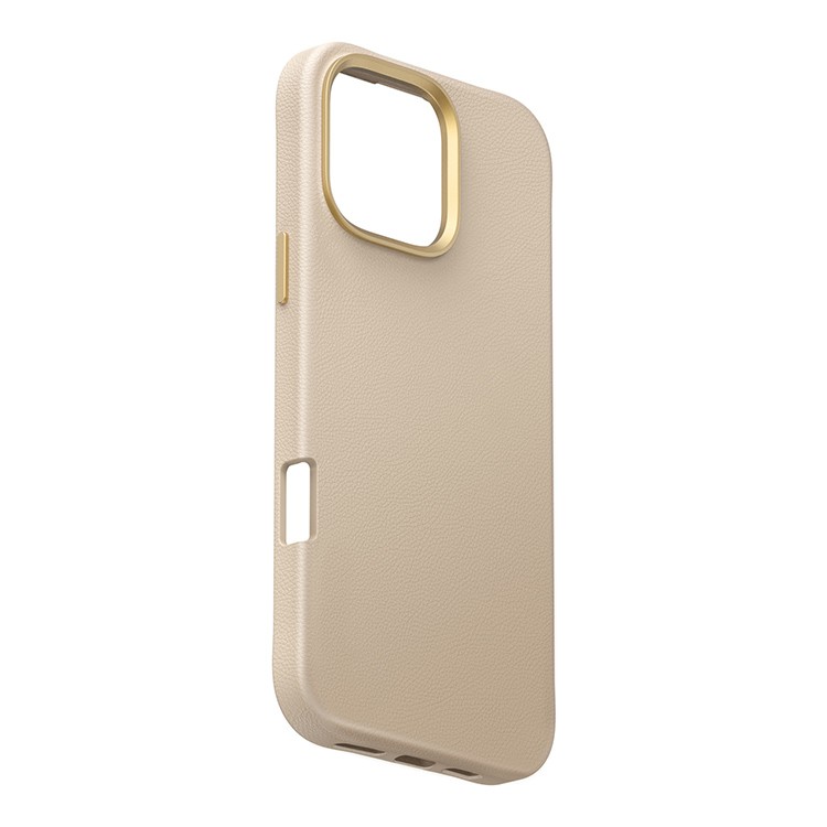 картинка Чехол из искусственной кожи Uniq COEHL MUSE (MagSafe) для iPhone 16 Pro MAX 6.9'' CREAM (IP6.9P(2024)-MUSMCREM) от магазина КомпьютерЦентр