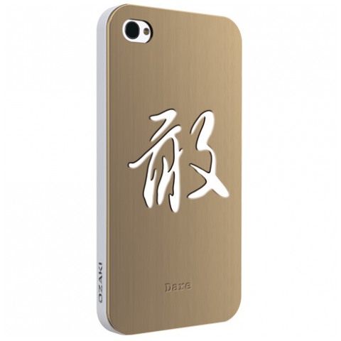 картинка Чехол Ozaki iCoat Good Life White/Steel Dare for iPhone 4/4S (IC862WDR) от магазина КомпьютерЦентр