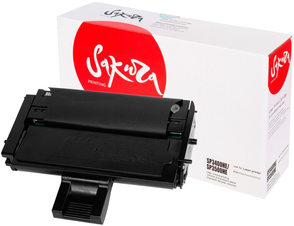 картинка Картридж SAKURA SASP3400HE/ 3500HE для Ricoh, черный от магазина КомпьютерЦентр