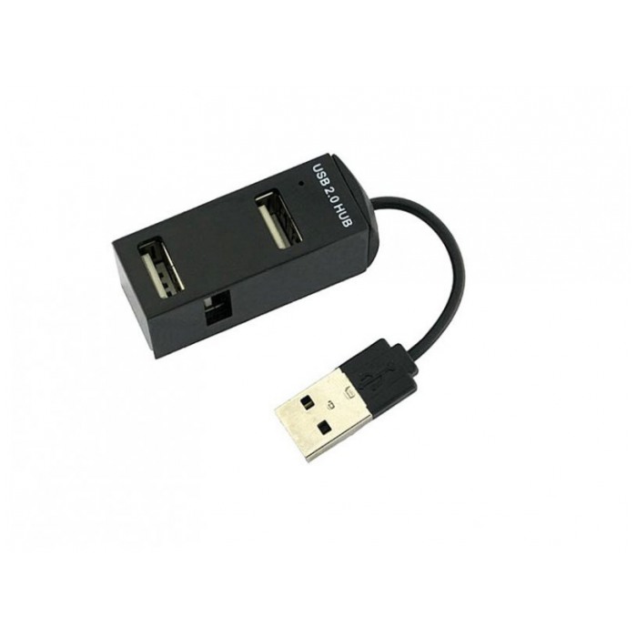 картинка HUB USB DeTech DE-V12 Black (DE-V12) от магазина КомпьютерЦентр