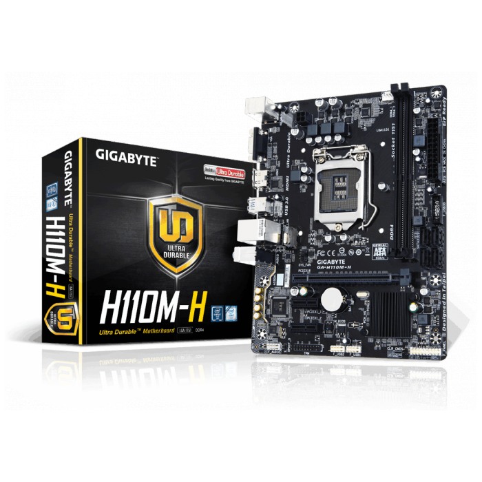 картинка Материнская плата Gigabyte GA-H110M-H (GA-H110M-H) от магазина КомпьютерЦентр