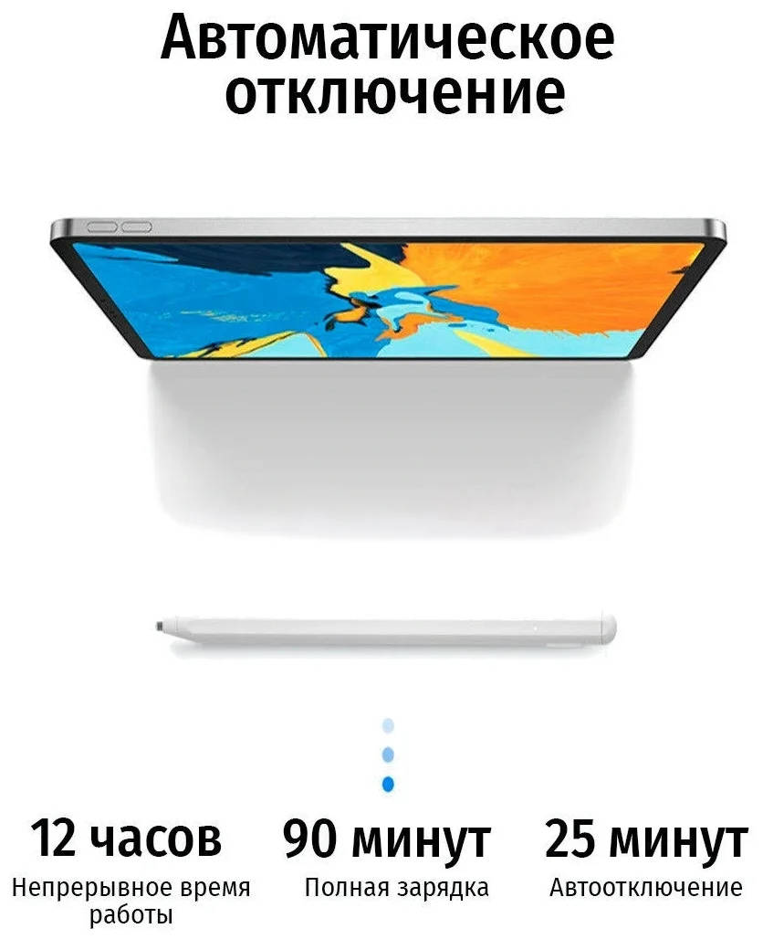 картинка Стилус WIWU Pencil Max, белый от магазина КомпьютерЦентр