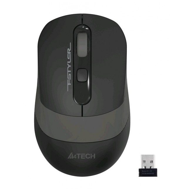картинка Мышка A4tech Fstyler FG10 Wireless Black/ Gray (FG10 Gray) от магазина КомпьютерЦентр