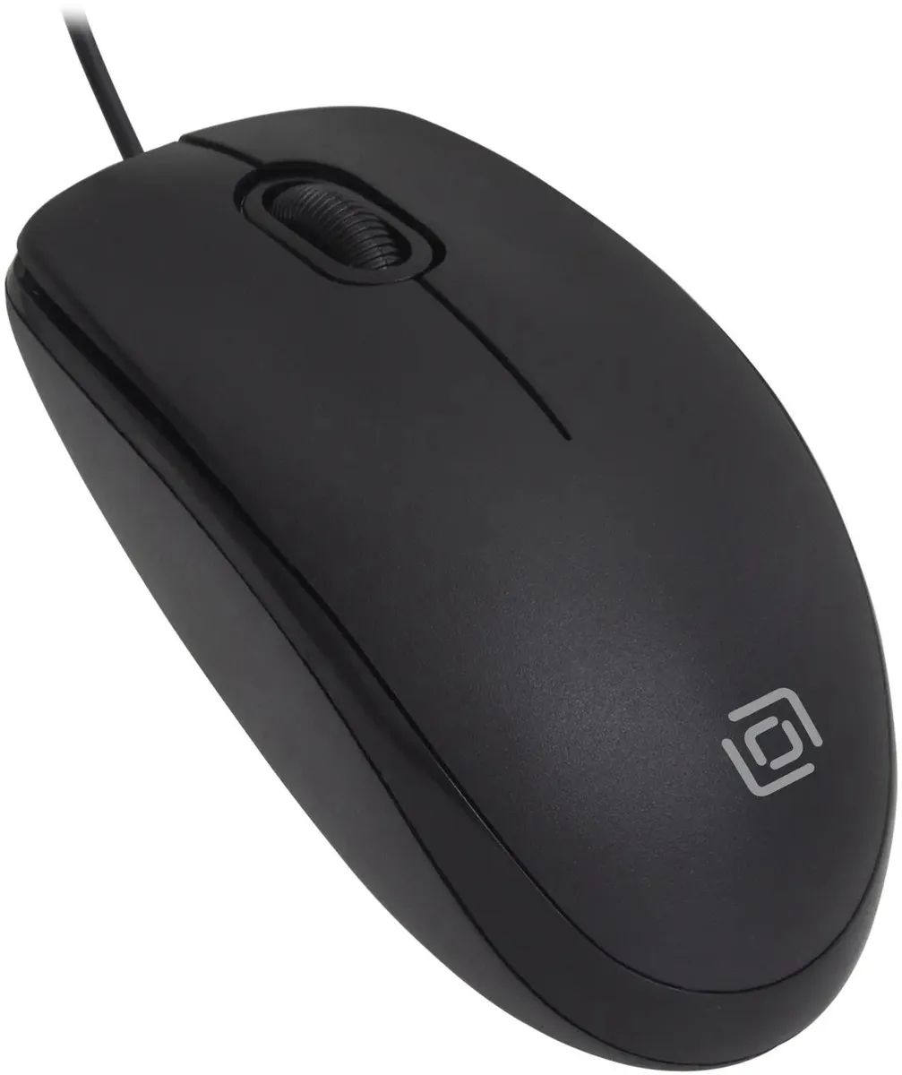 картинка Мышка Oklick 195M 1200dpi Optical Mouse USB for notebook Black (M218 Black) от магазина КомпьютерЦентр