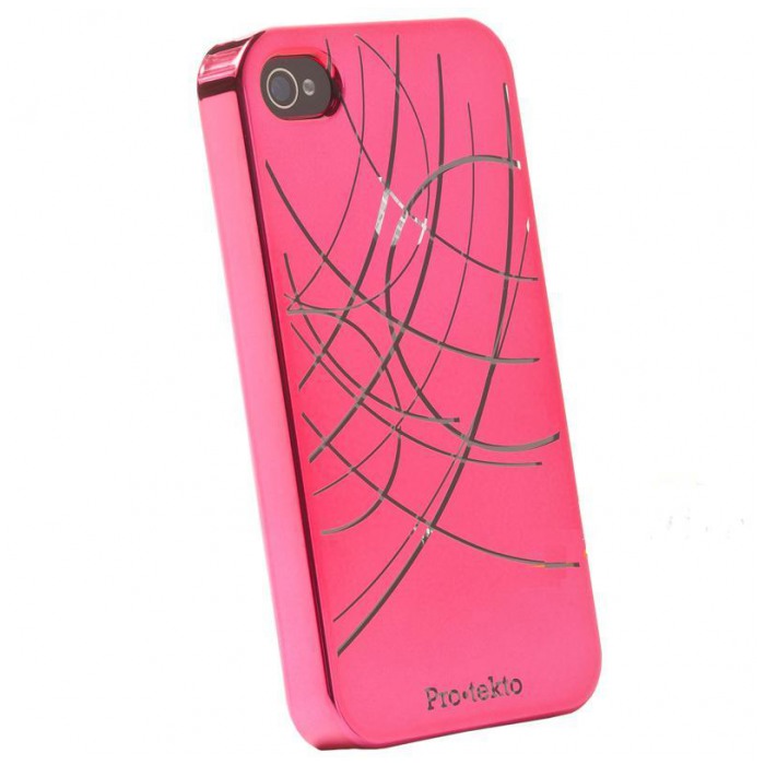 картинка Чехол Pro-tekto Reflekt Coffe Ring Case Hot Pink for iPhone 4 (PT1001) от магазина КомпьютерЦентр