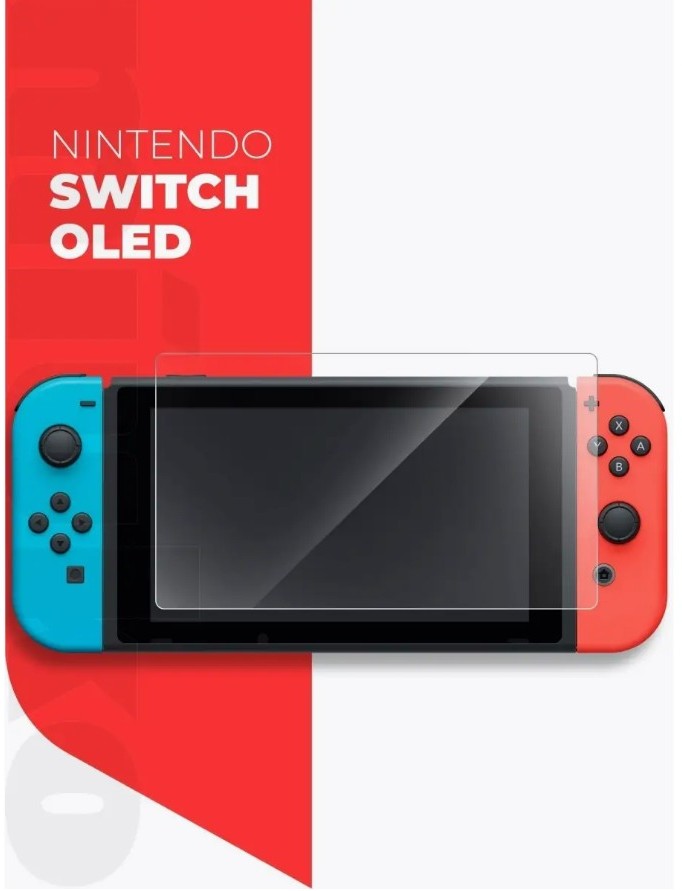 картинка Защитное стекло для игровой приставки Nintendo Switch OLED от магазина КомпьютерЦентр