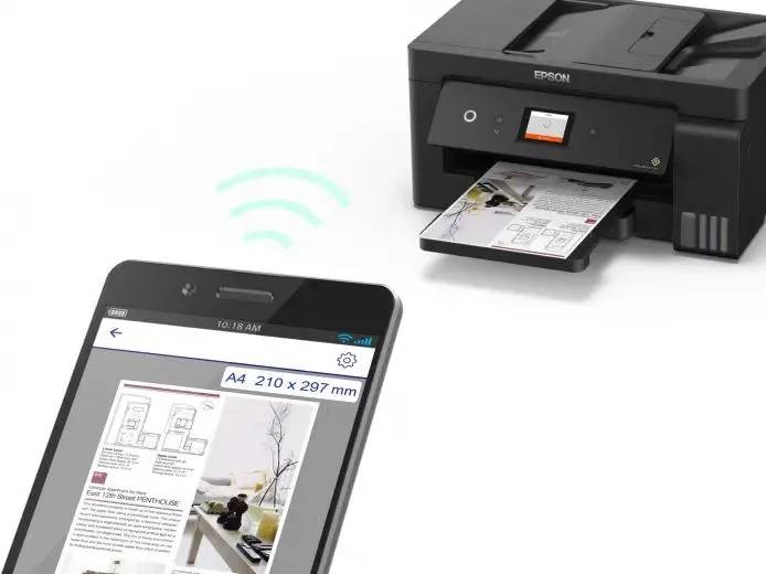 картинка МФУ струйное Epson L14150 A3, Duplex Net WiFi (C11CH96403/ 96502/  96505/ 96503) Black от магазина КомпьютерЦентр