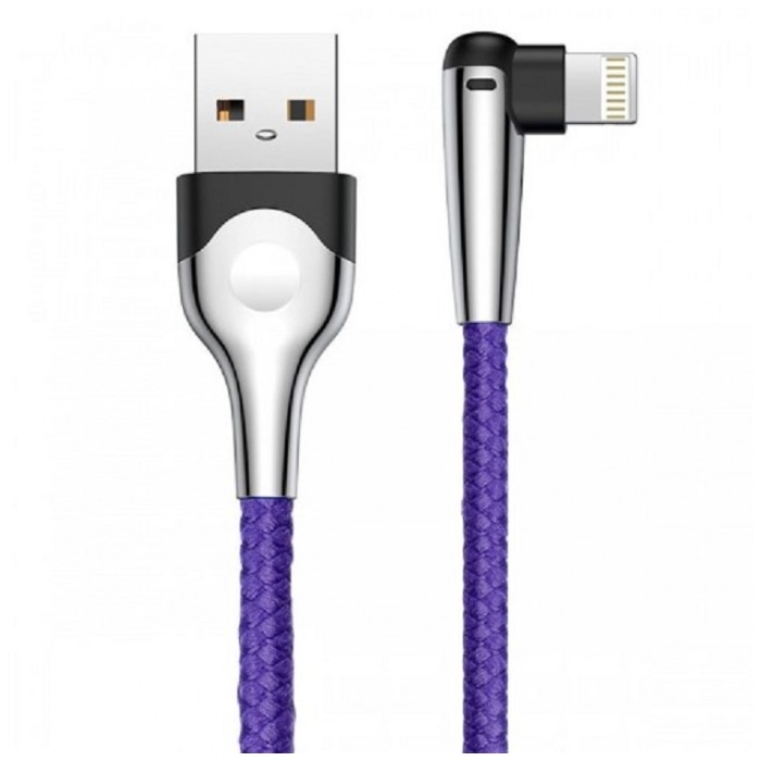 картинка Дата-кабель Baseus Data Cable Lightning MVP Mobile game 100cm 2.4A Blue от магазина КомпьютерЦентр