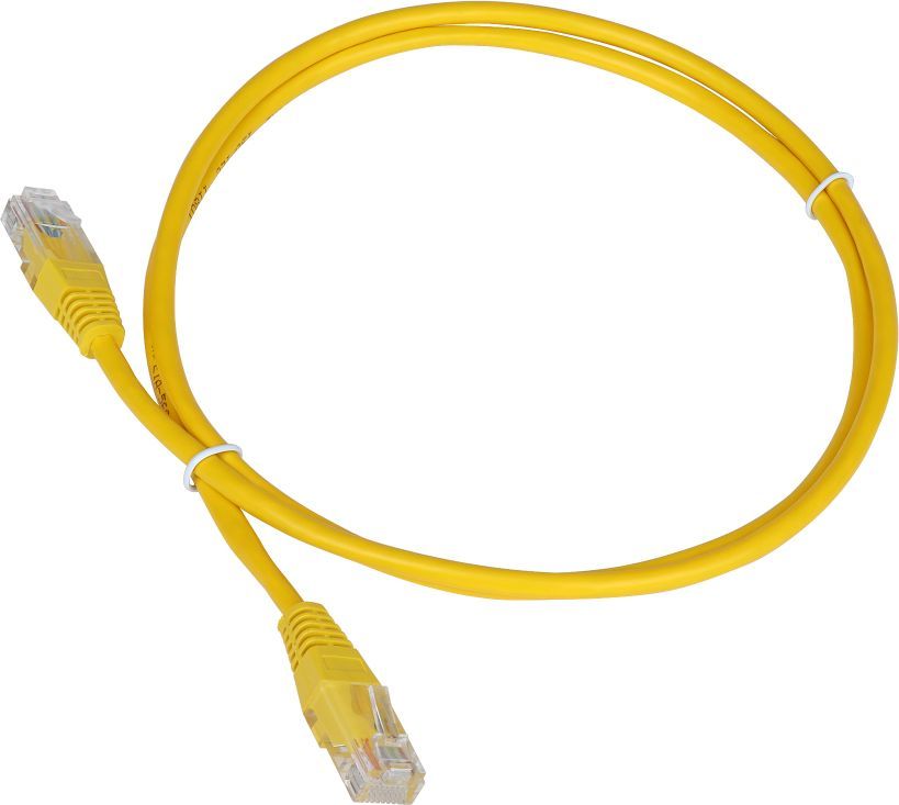 картинка Патч-корд UTP Lanmaster RJ-45 Cat.5e, 1м Yellow (TWT-45-45-1.0-YL) от магазина КомпьютерЦентр