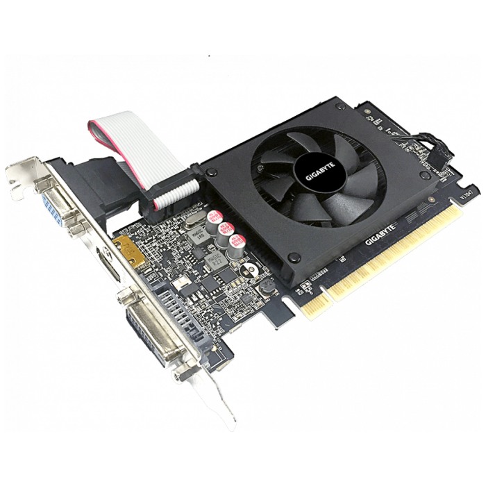 картинка Видеокарта Gigabyte 2Gb DDR5 GeForce GT710 (GV-N710D5-2GIL) от магазина КомпьютерЦентр