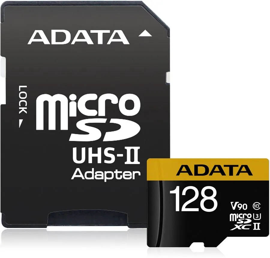 картинка Карта памяти 128Gb microSDXC ADATA Premier ONE (AUSDX128GUII3CL10-CA1) (SD адаптер) от магазина КомпьютерЦентр