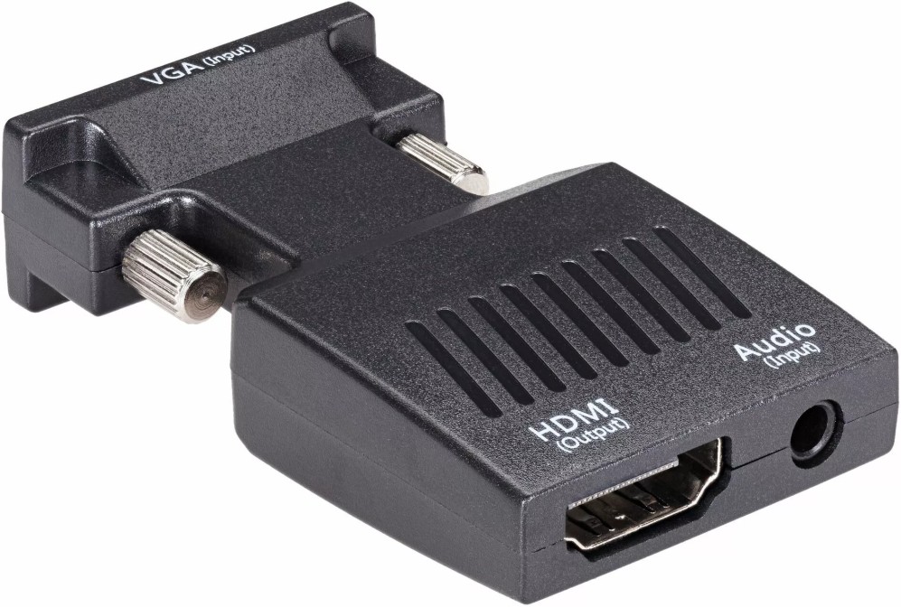 картинка Переходник VCOM CA337A VGA(M)+audio+microUSB --> HDMI(F)1080*60Hz от магазина КомпьютерЦентр