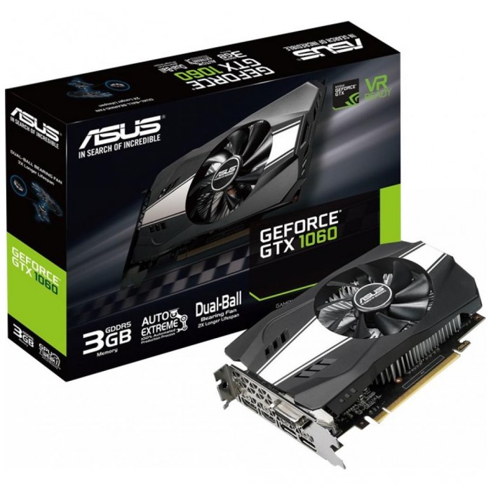 картинка Видеокарта Asus 3Gb DDR5 GeForce GTX 1060 Phoenix (PH-GTX1060-3G) от магазина КомпьютерЦентр