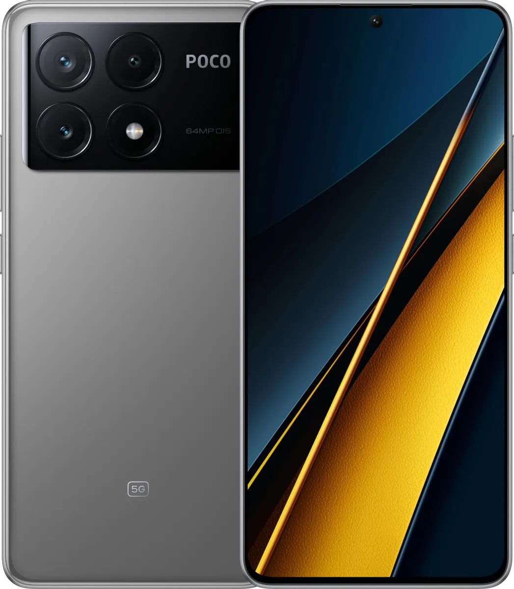 картинка Смартфон Xiaomi Poco X6 Pro 5G Grey 6.67'' 12Gb / 512Gb от магазина КомпьютерЦентр