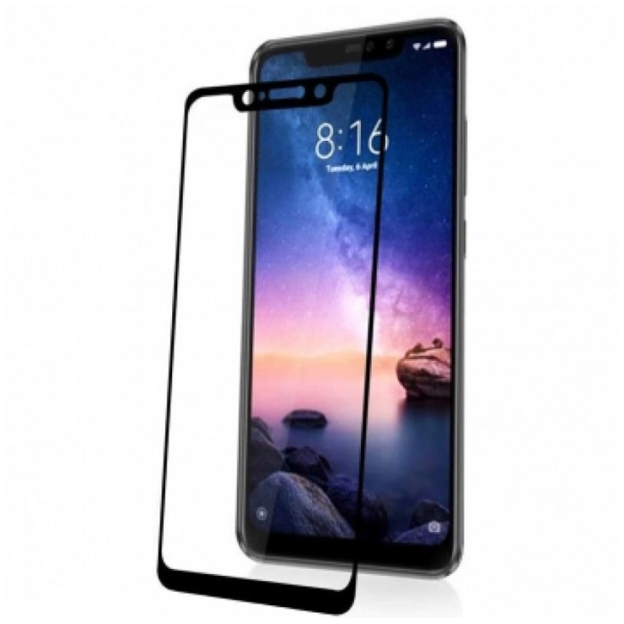 картинка Стекло Redmi Note 6 Pro Full Glue Black от магазина КомпьютерЦентр