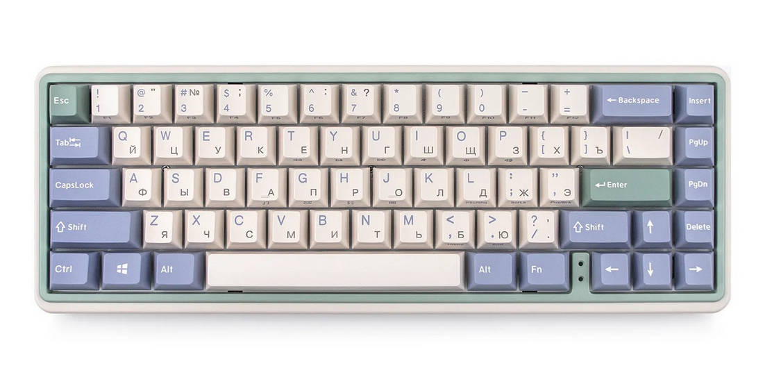 картинка Игровая клавиатура Varmilo Eucalyptus VXH67 (Kailh Prestige Red) от магазина КомпьютерЦентр