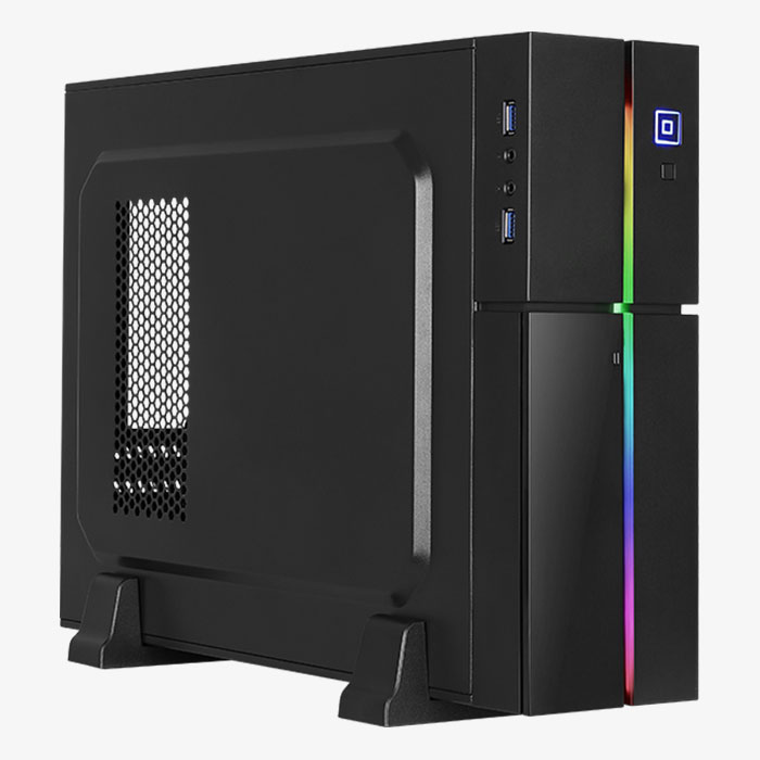 картинка Корпус Aerocool Playa Slim черный без БП mATX от магазина КомпьютерЦентр