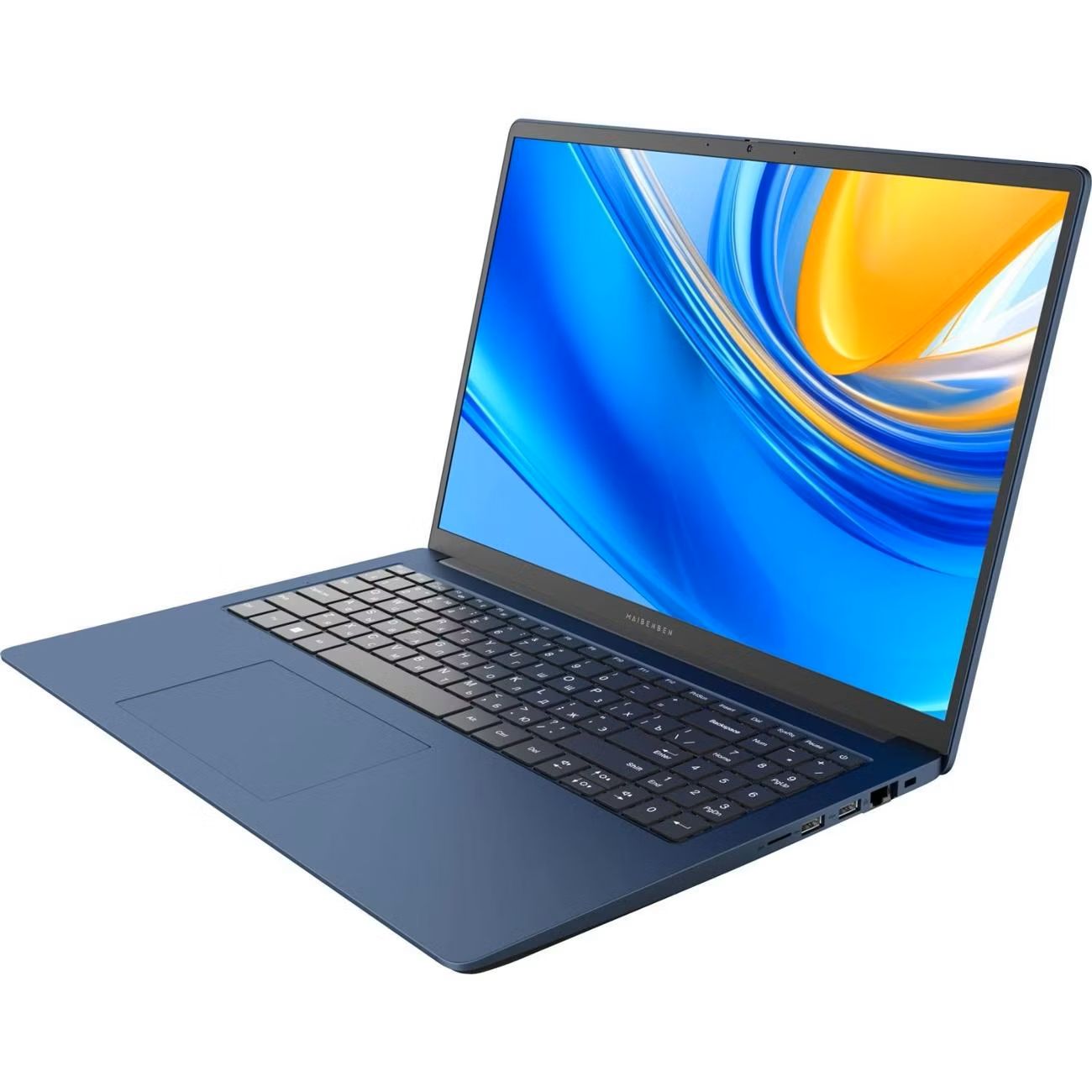 картинка Ноутбук Maibenben M657 16'' IPS (1920x1200) AMD Ryzen 7 5825U/  16 ГБ/  1Тб SSD/  Vega 8/  Linux, Blue (M6571SG0LURE3) от магазина КомпьютерЦентр