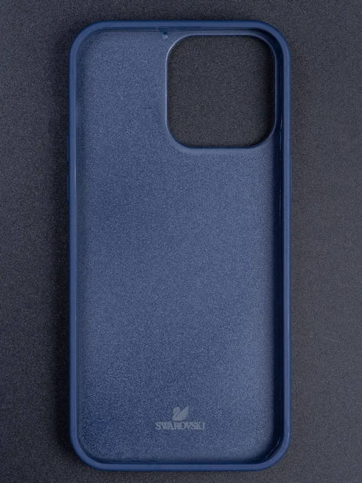 картинка Чехол Swarovski для iphone 15 Pro Max Синий от магазина КомпьютерЦентр