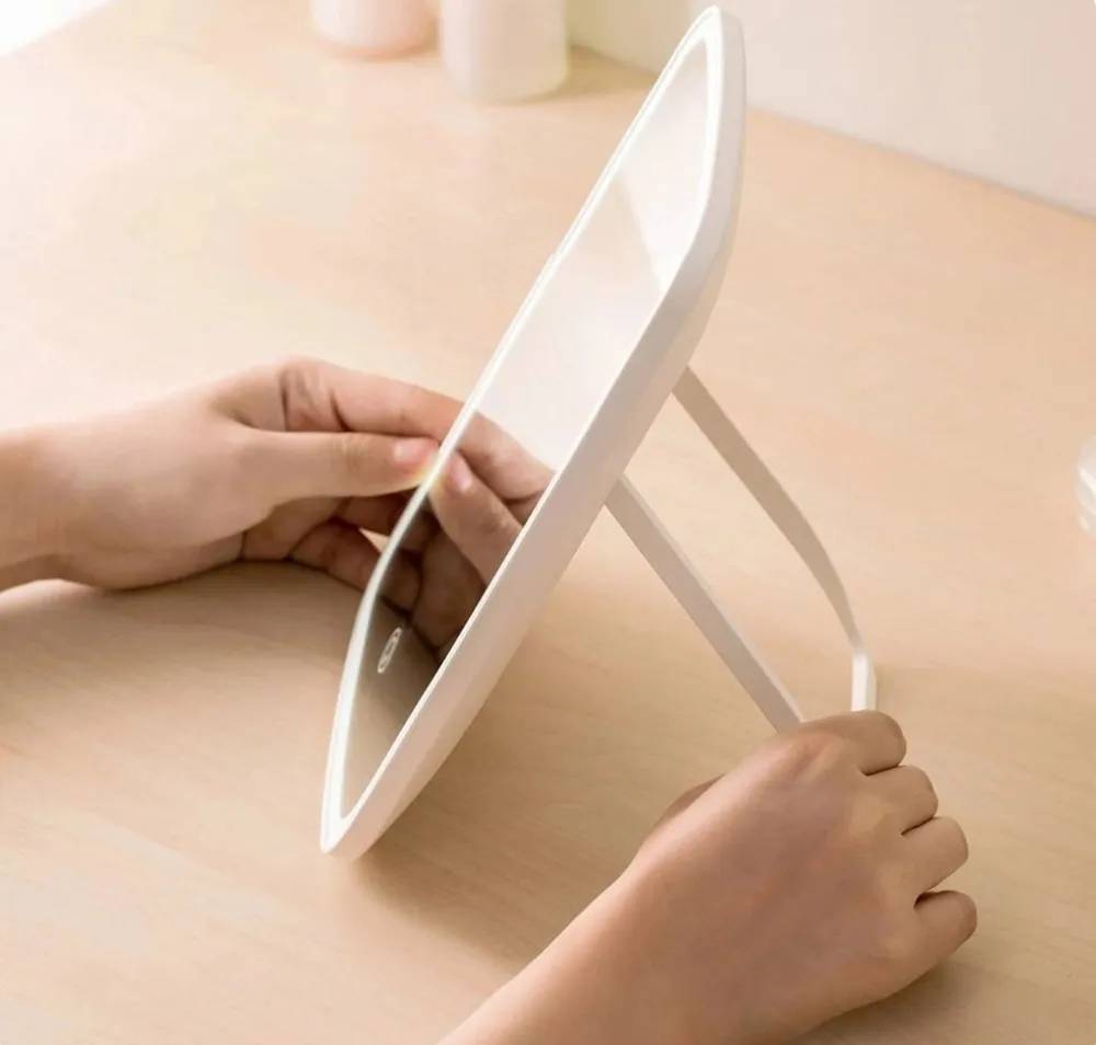 картинка Зеркало для макияжа с подсветкой Xiaomi Jordan Judy LED Makeup Mirror NV505 3 цвета от магазина КомпьютерЦентр