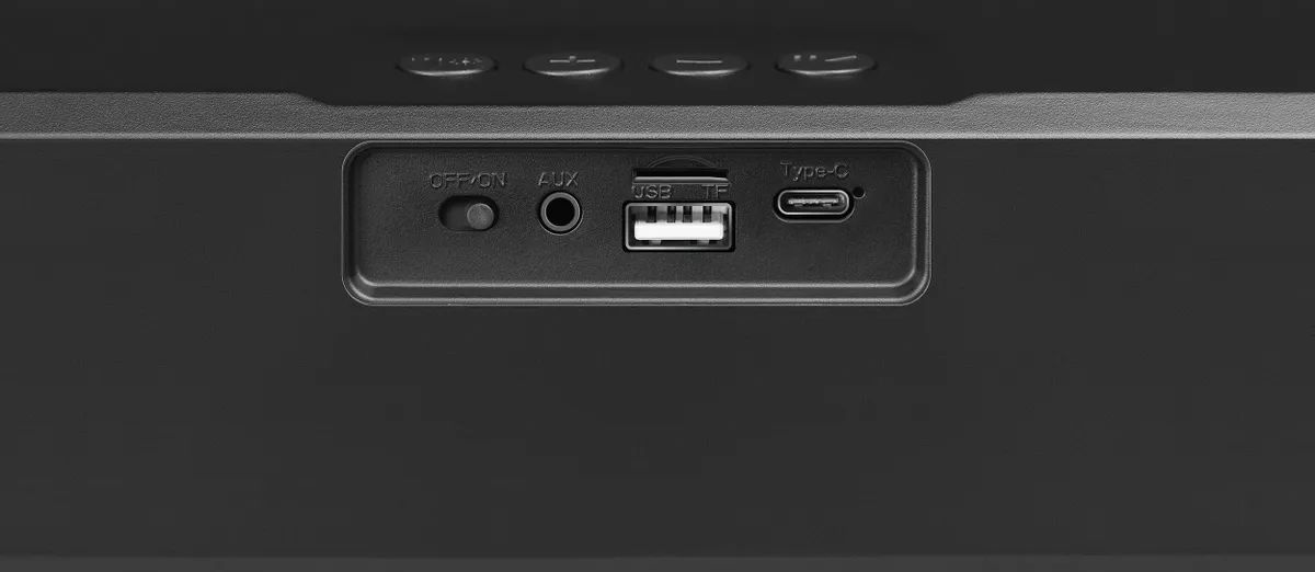 картинка Bluetooth колонка-саундбар Defender Z9 16W Bt 5.3, AUX-аудиовход, USB Type-A, USB Type-C, черный от магазина КомпьютерЦентр