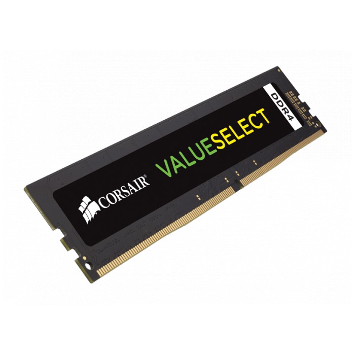картинка Оперативная память Corsair DIMM DDR4 4Gb 2666MH PC4-21300 Value Select (CMV4GX4M1A2666C18) от магазина КомпьютерЦентр