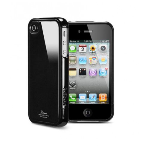 картинка Чехол SGP Linear Case Color Series Soul Black for iPhone 4 (SGP07580) от магазина КомпьютерЦентр