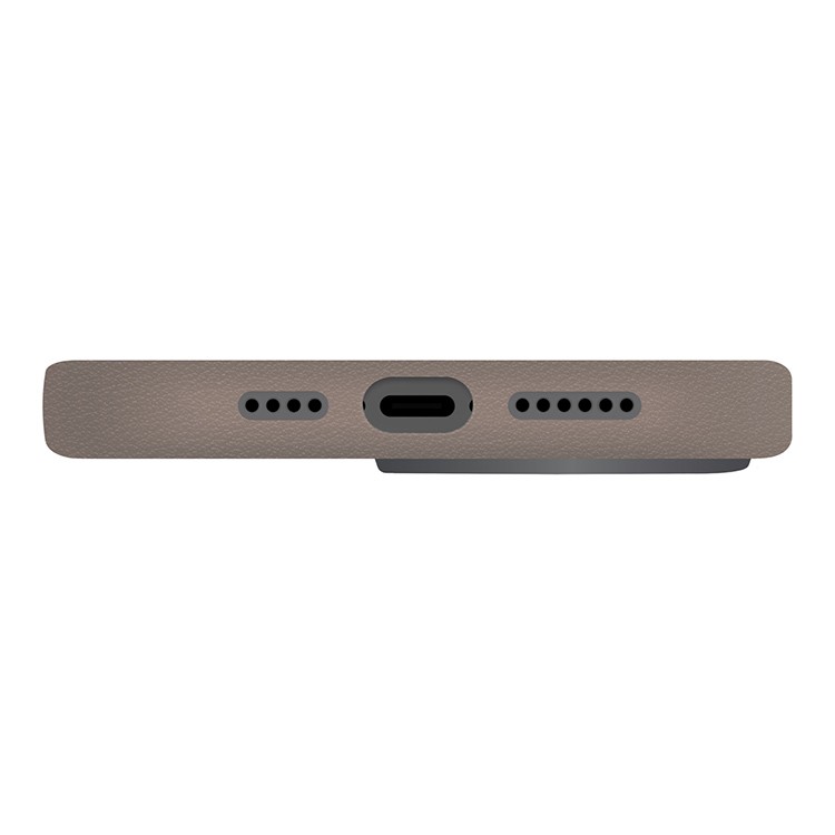 картинка Чехол из искусственной кожи Uniq HYBRID LYDEN (MagSafe) для iPhone 15 Pro MAX 6.7'' Gray (IP6.7P(2023)-LYDMGRY) от магазина КомпьютерЦентр