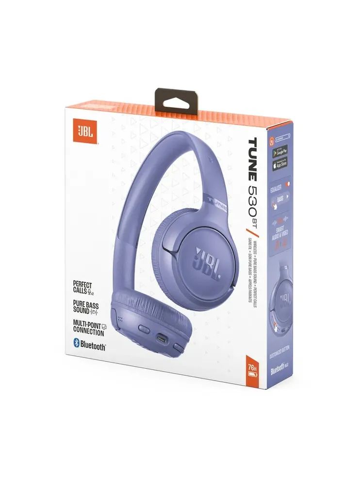 картинка Bluetooth гарнитура JBL Wave Tune 530BT Violet EU от магазина КомпьютерЦентр