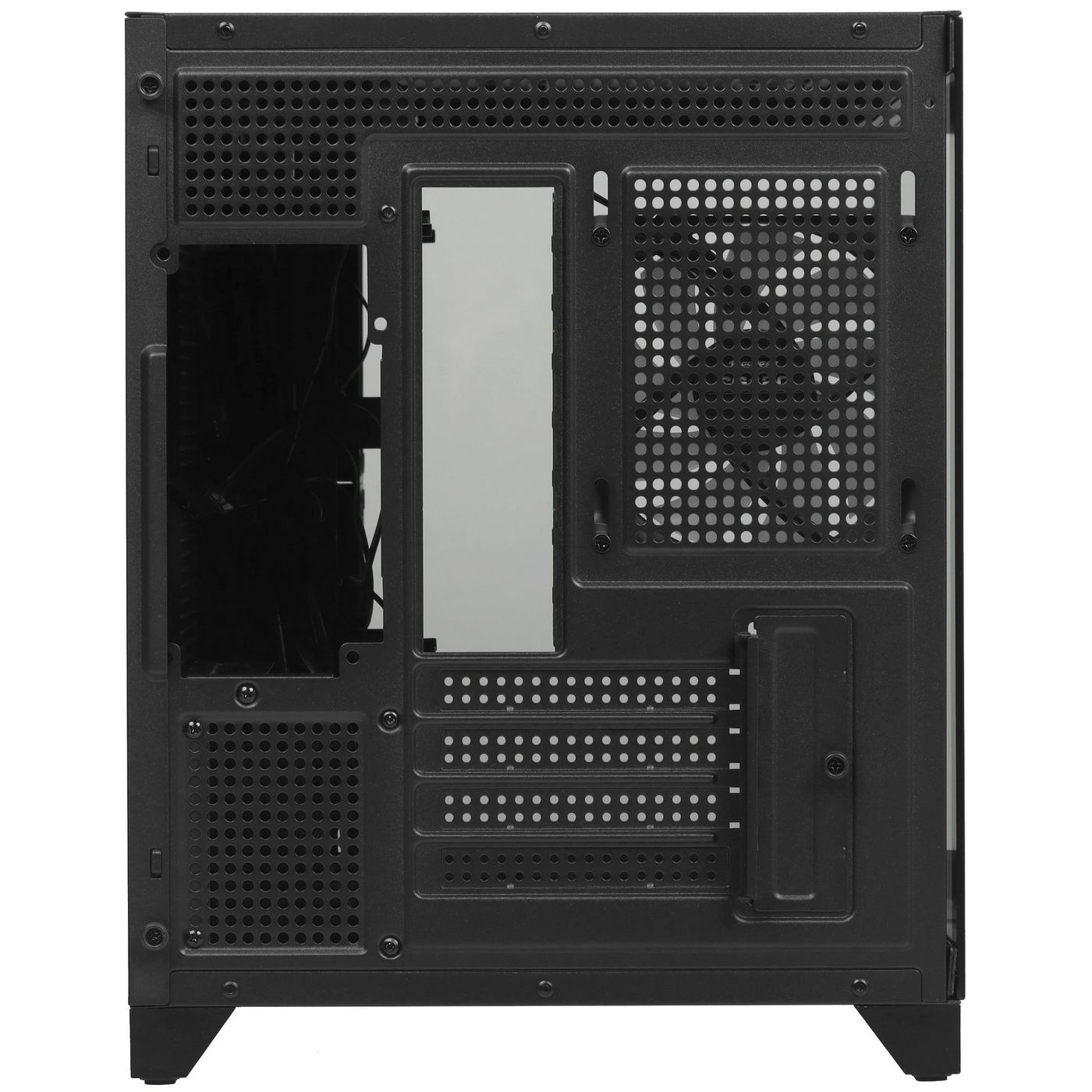 картинка Корпус Cougar FV150 Mini RGB Mini-tower, Black, 3x120mm RGB fan, 2xUSB 3.0, Type-C, no PSU от магазина КомпьютерЦентр