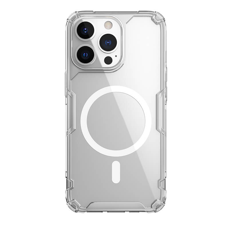 картинка Чехол Nillkin Nature TPU Pro + Magsafe накладка на Apple iPhone 14 Pro Max, прозрачный от магазина КомпьютерЦентр