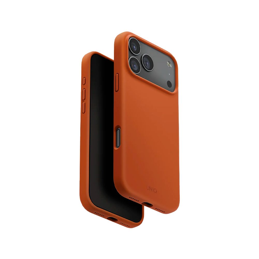 картинка Чехол силиконовый Uniq HYBRID LINO (MagSafe) для iPhone 17 Pro MAX 6.9'', цвет оранжевый (SUNSET ORANGE) (IP6.9P(2025)-LINOMSORG) от магазина КомпьютерЦентр