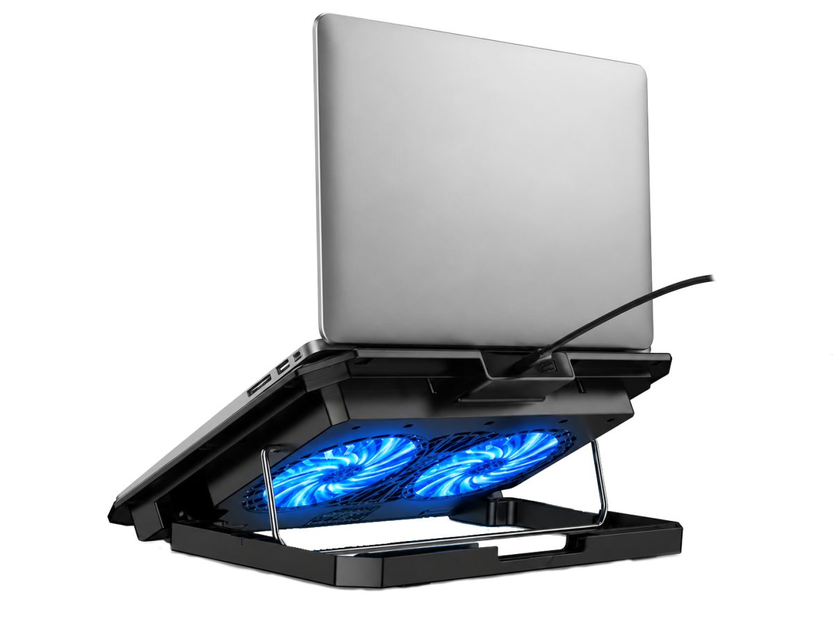 картинка Система охлаждения для ноутбука HOCO GA4 Jade laptop cooling stand black 12''-17'' от магазина КомпьютерЦентр